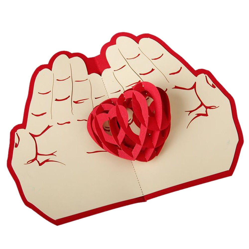3D Love Pop Greeting, birthday, Friend Card